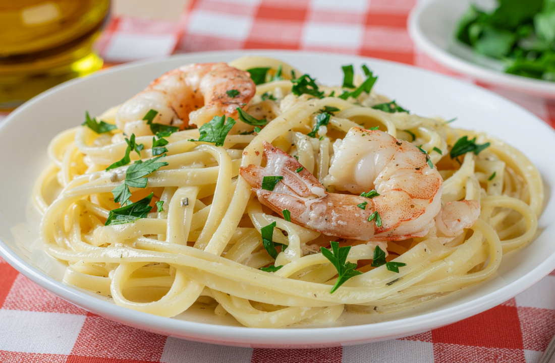 Asian Curry Linguine